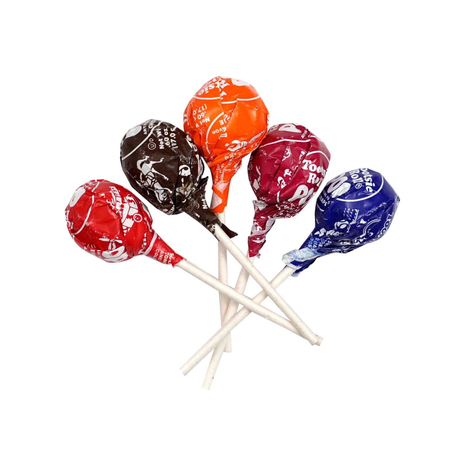 Tootsie Roll Pops, Chocolate Center, 2lb Bulk Bag, Approx 44 Count 2 Pound