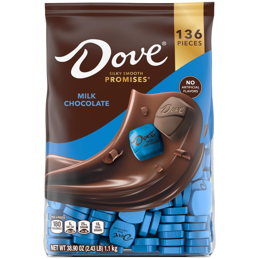 Milk Chocolate Promises Bulk Pack – 136 Individually Wrapped Pieces