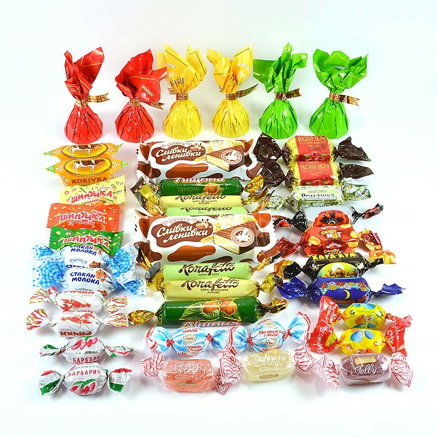 ROSHEN Sweets Candy Mix Chocolate, Toffee & Hard Candies Assortment 1lb/450g