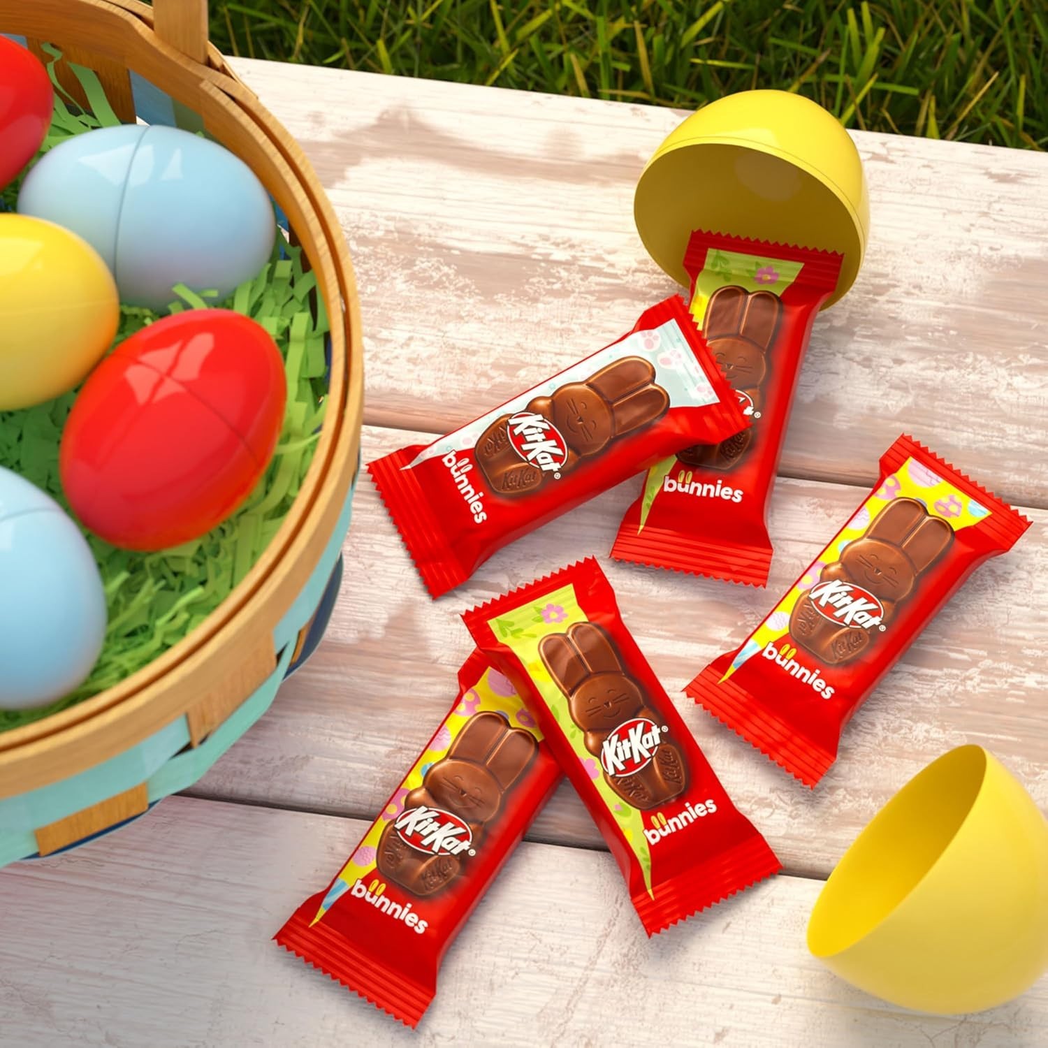 KIT KAT Milk Chocolate Wafer Snack Size Bunnies, Candy CASE, 8.85oz 22 BAGS