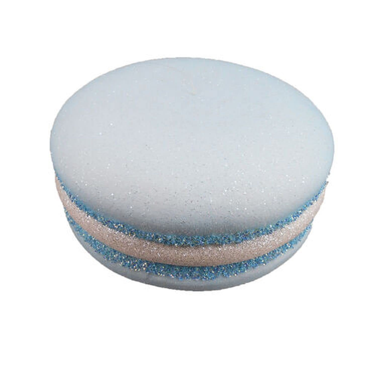 December Diamonds Cotton Candy Land 14″ Blue Macaron Cookie