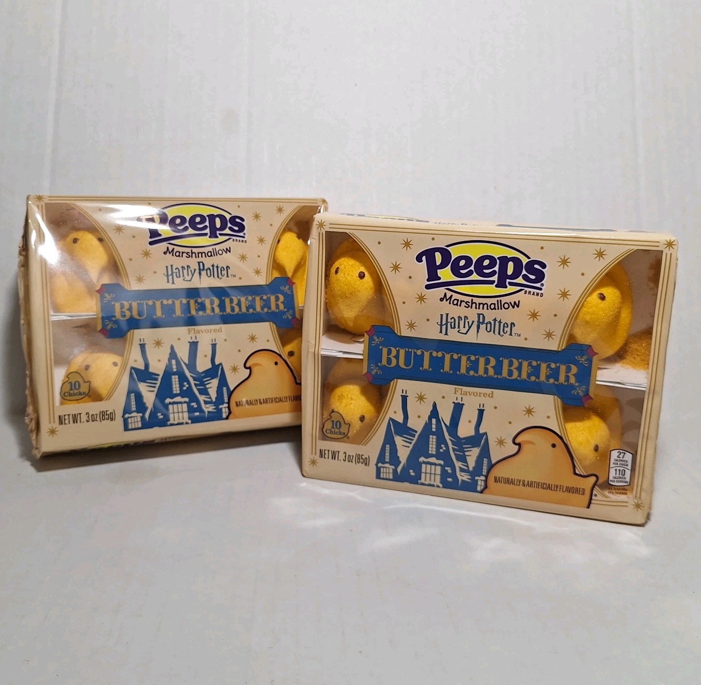2pc Set 3oz/10ct per Box PEEPS x Harry Potter Butterbeer Chicks Fun Easter Candy