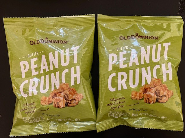 2x-Old Dominion Butter Peanut Crunch Block Pieces-Classic Sweet & Salty Flavor