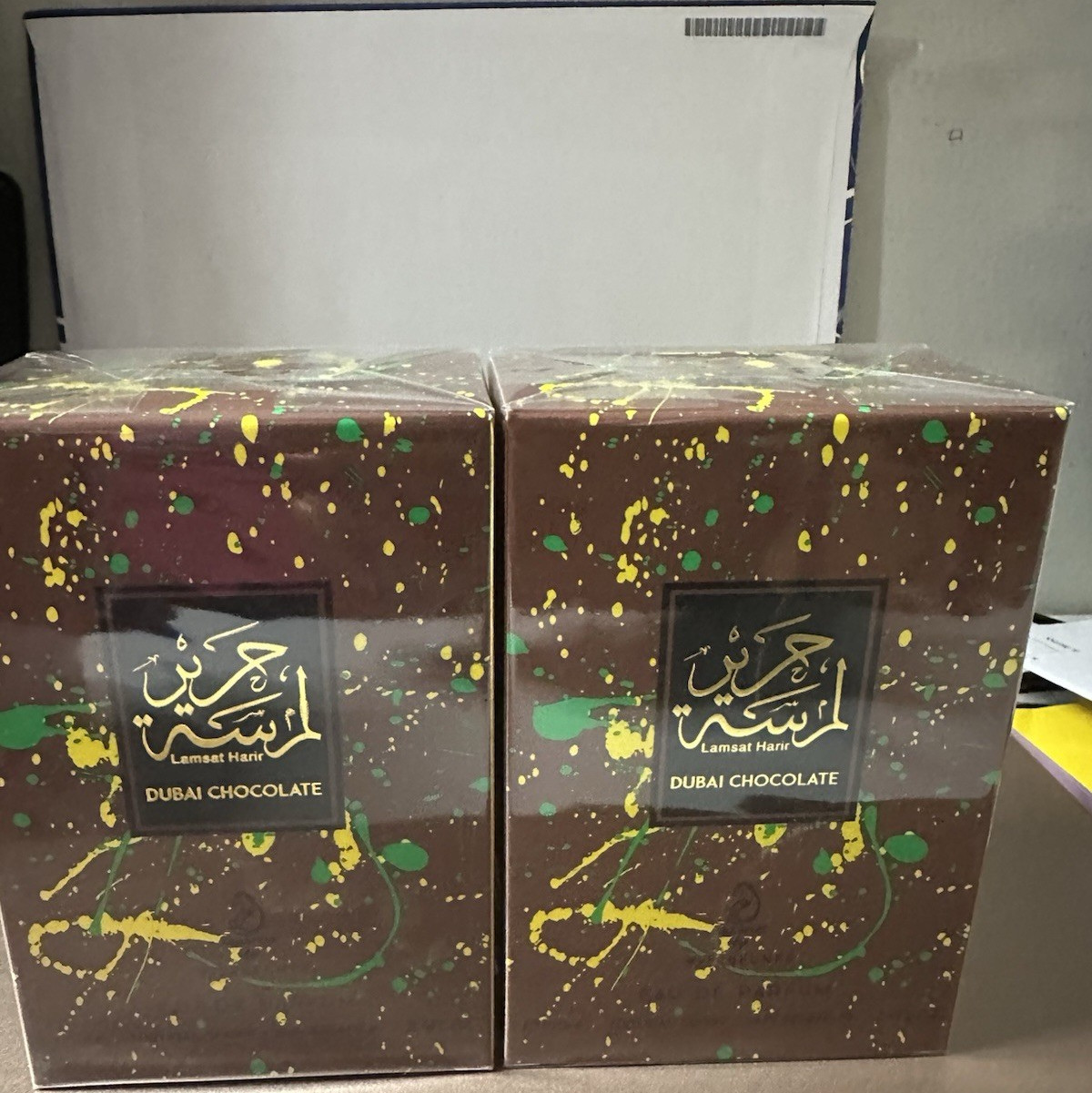 Lamsat Harir Dubai Chocolate Sweet Assortment Boxed Chocolates 2-Pack