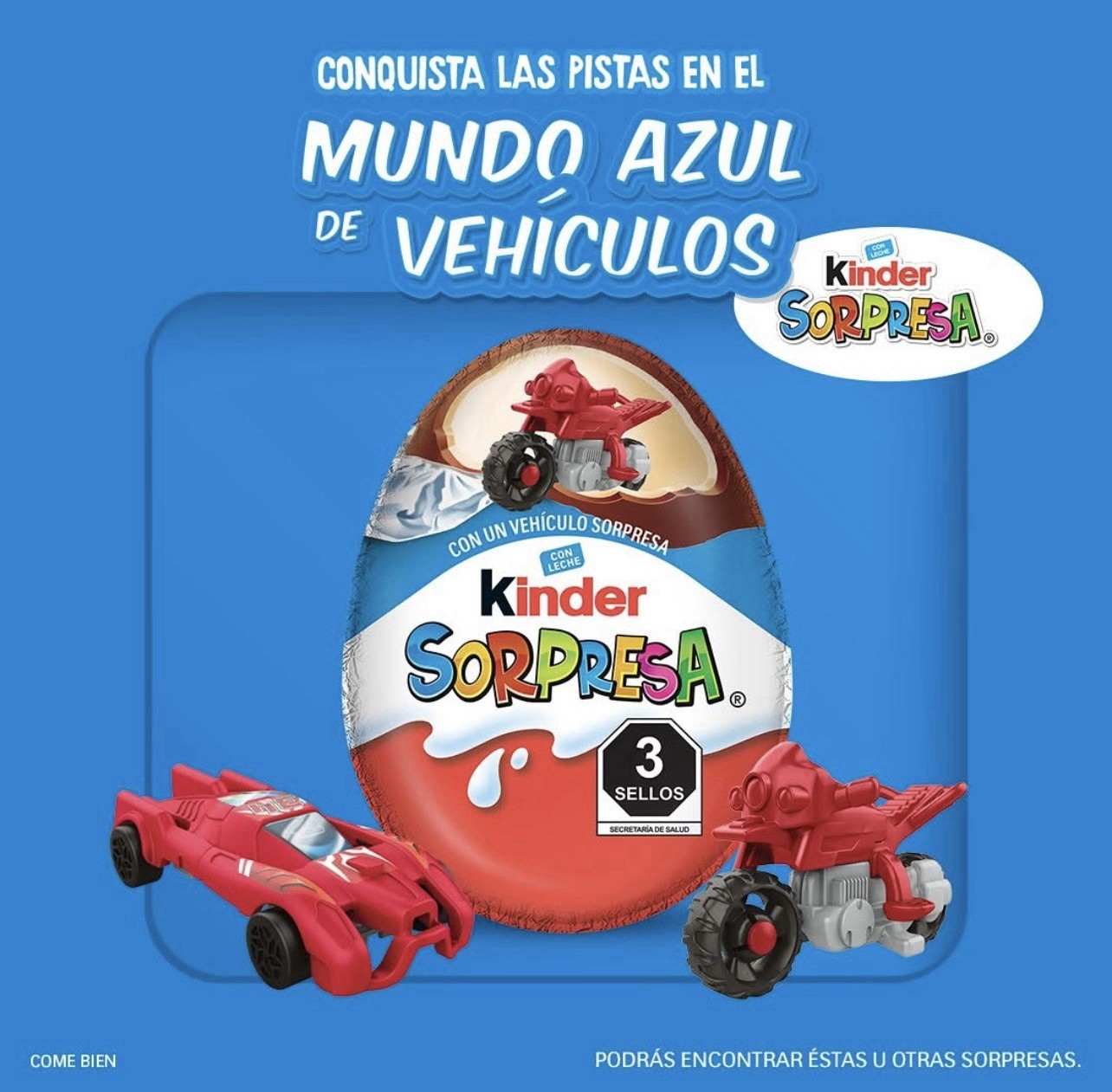 KINDER SORPRESA NIÑO 🇲🇽 12 PIEZAS – Kinder Surprise Boy (Chocolate Eggs w/Toy)