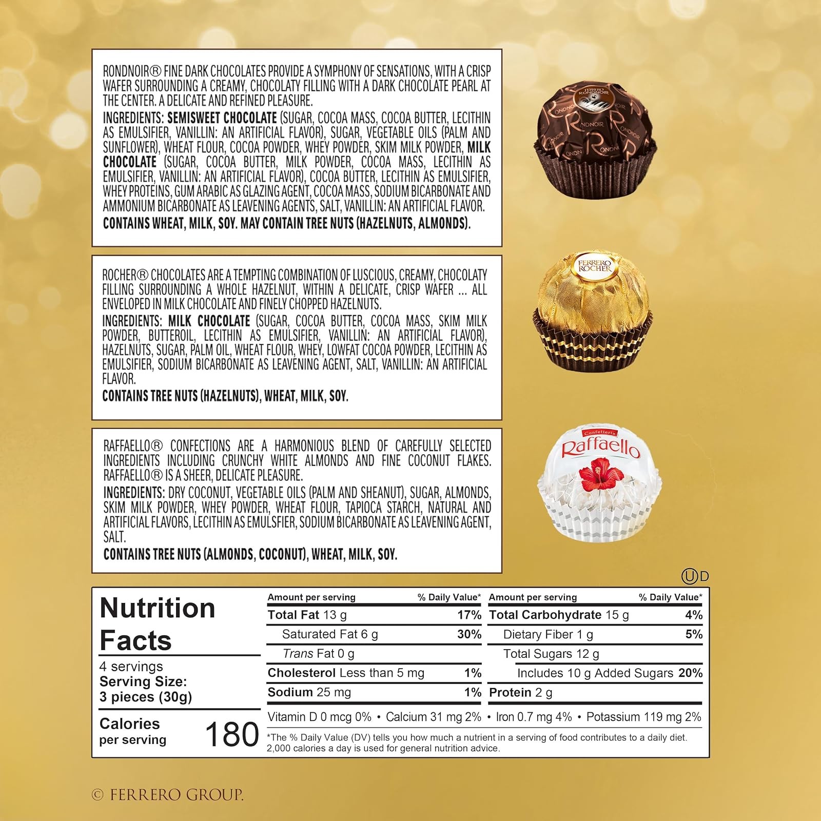 Ferrero Assorted Chocolates Gift Box 12pc