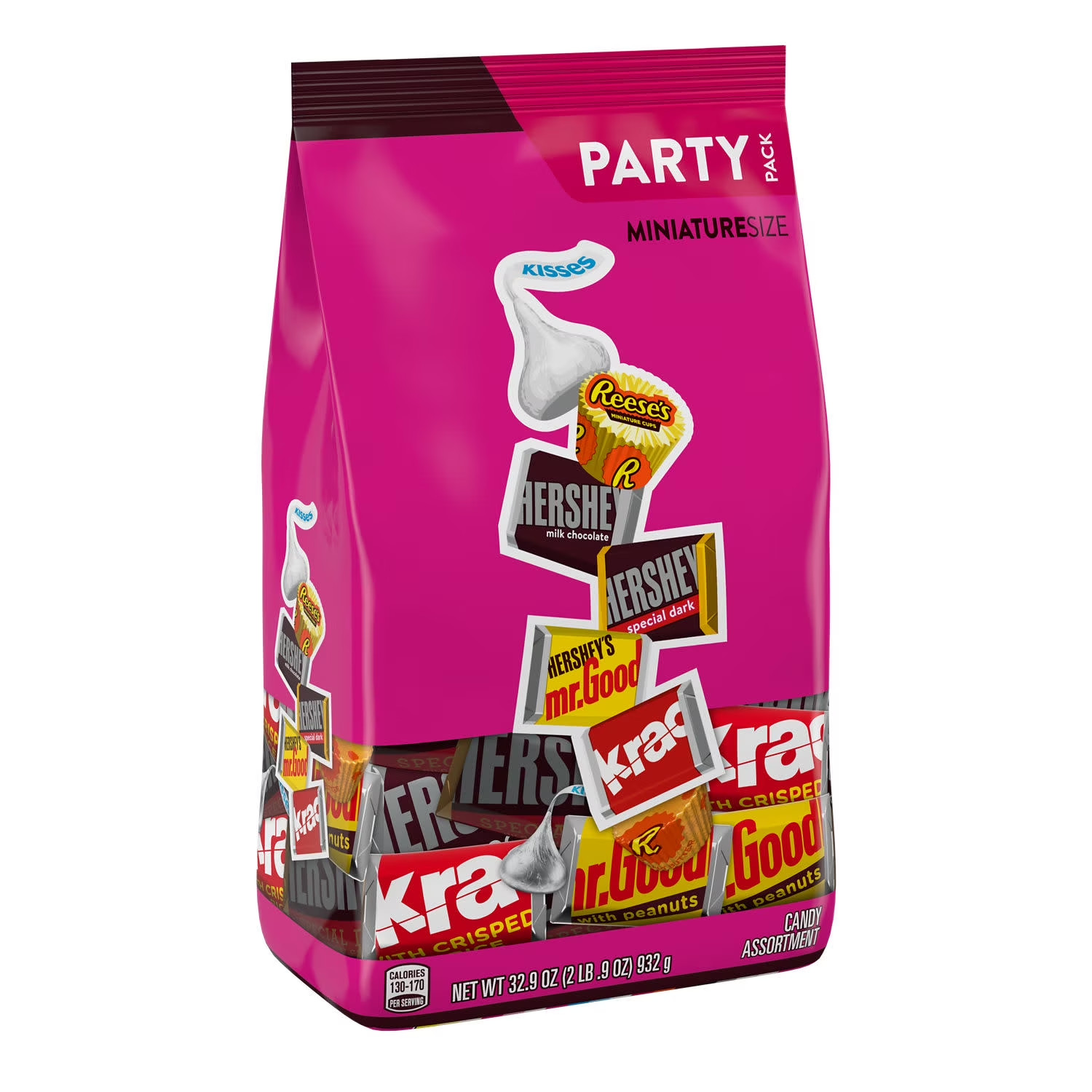 Hershey’s Reese’s Miniatures Assorted Candy Party Pack 32.9 oz Bulk