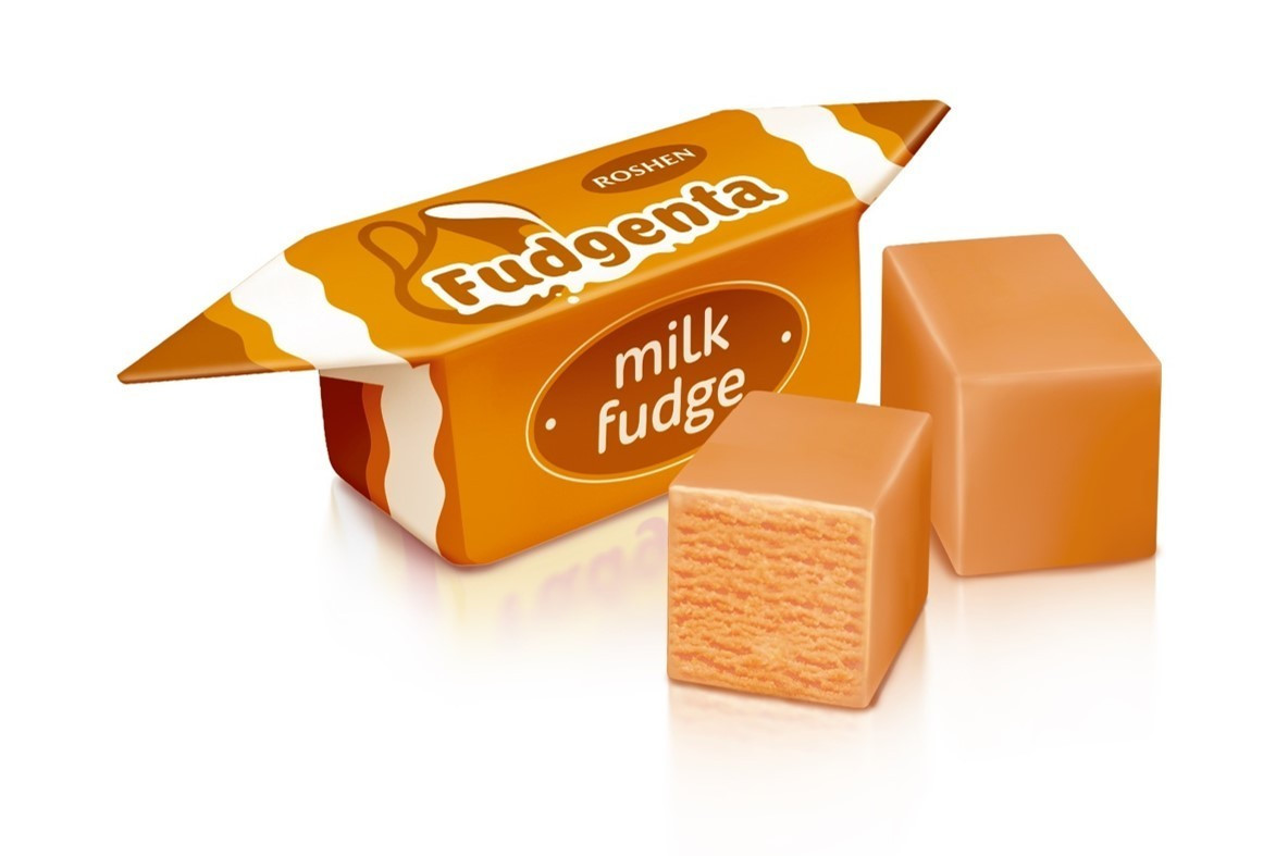 Roshen Fudgenta Milk Caramel Toffee Candies Made in Ukraine