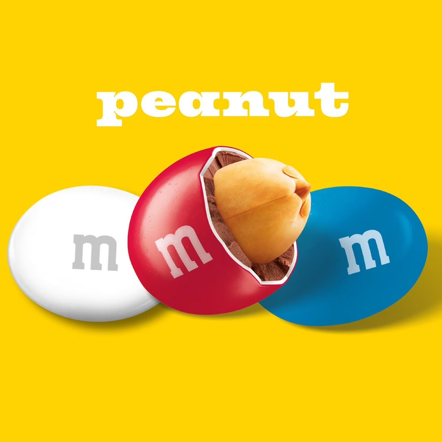 M&M’S Red, White & Blue Peanut Milk Chocolate Candy, 62 oz.