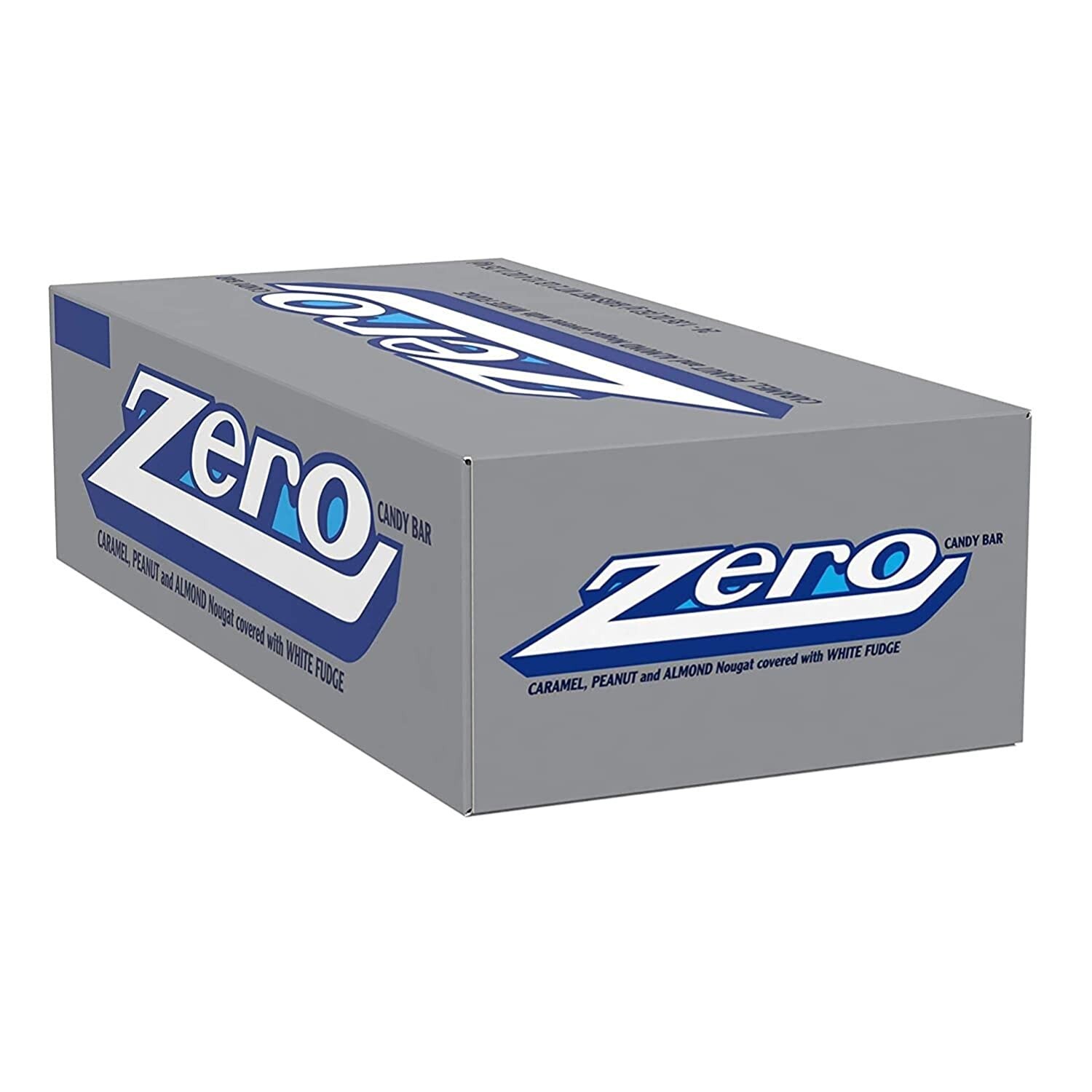 ZERO White Fudge Candy Bar Pack of 24 New On Sale