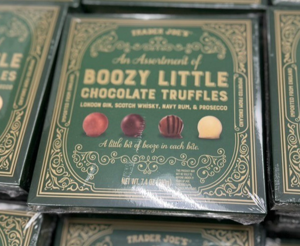 Trader Joe’s Assortment of Boozy Little Chocolate Truffles Gin Whisky Rum 7/2026