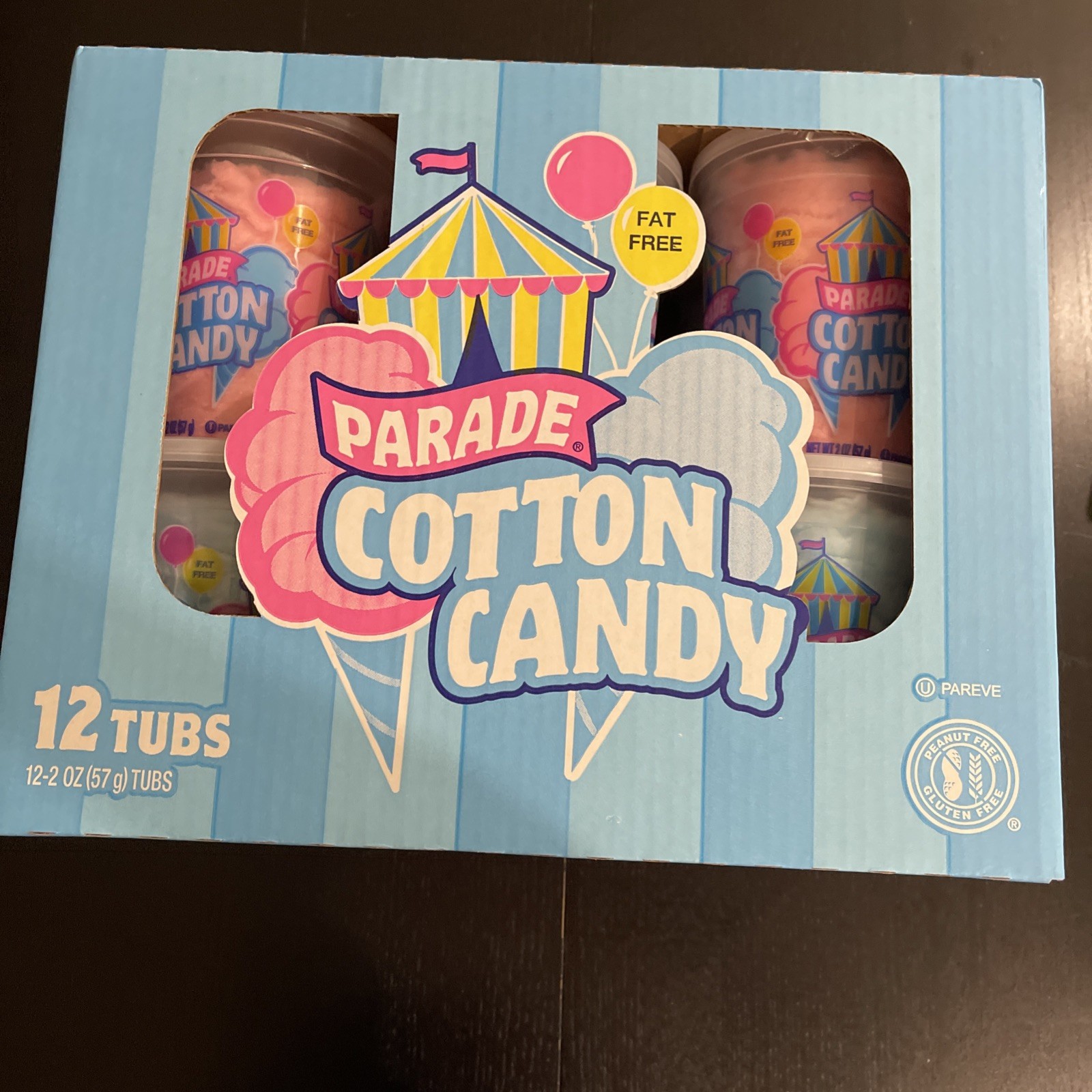 Parade Cotton Candy, 2 oz., 12 pk.