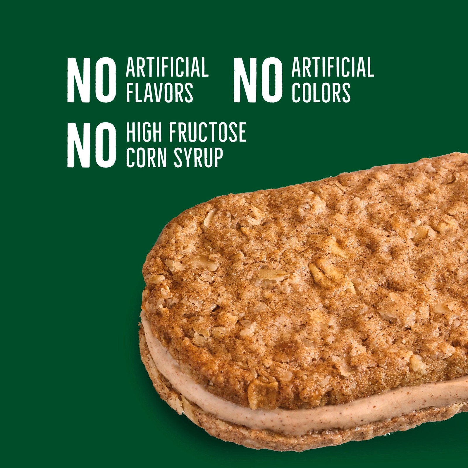 Cinnamon Almond Butter Biscuit Sandwich Snack Bars 10 Count 13.5 oz