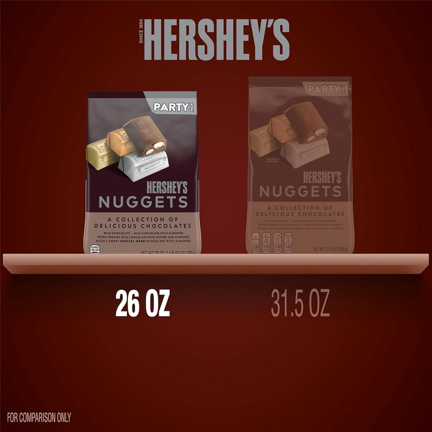 Kosher 26 oz NUGGETS Assorted Chocolates – Individually Wrapped to Share & Enjoy