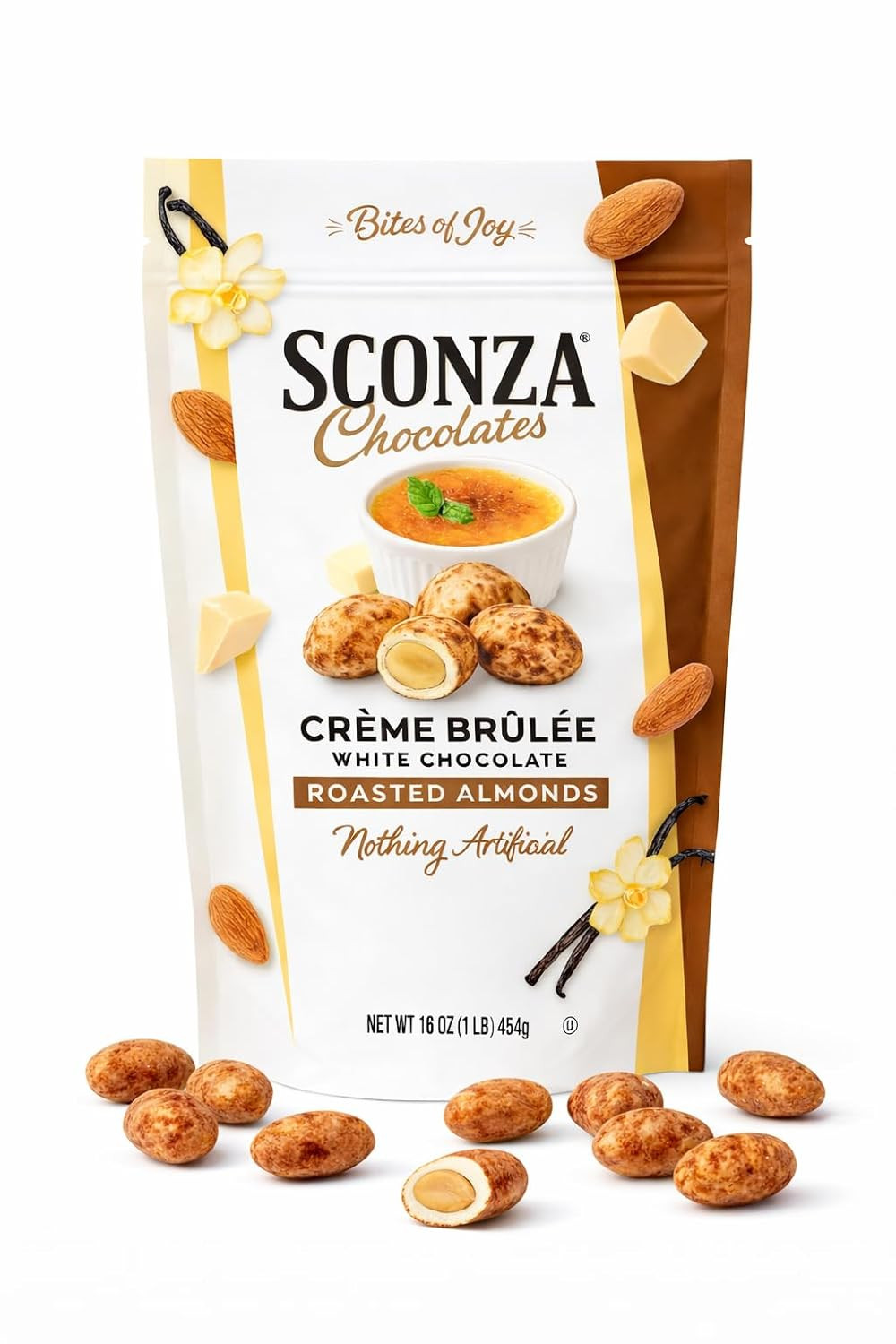 Lemoncello Almonds, 16 Oz.