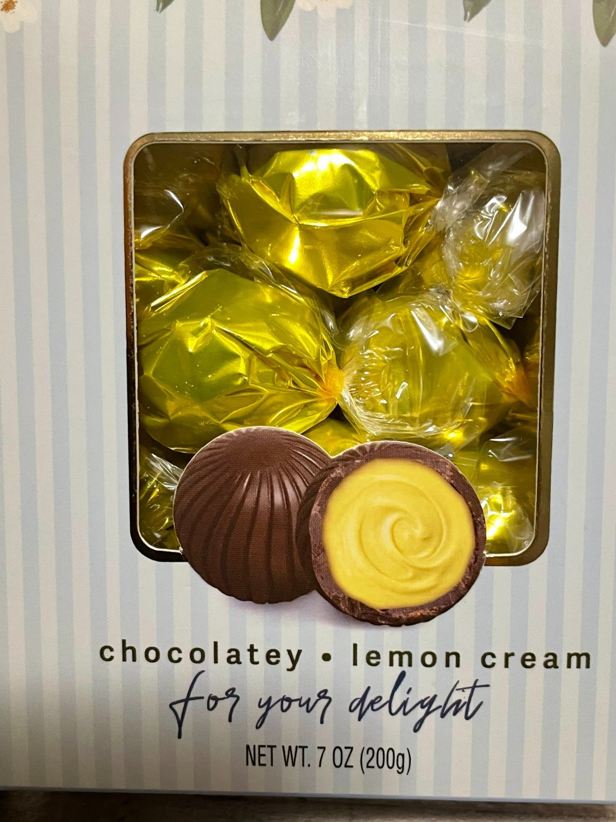 Rare find! Turkish Lemon & Orange Easter Chocolate Truffles 7oz Box (2 Boxes)