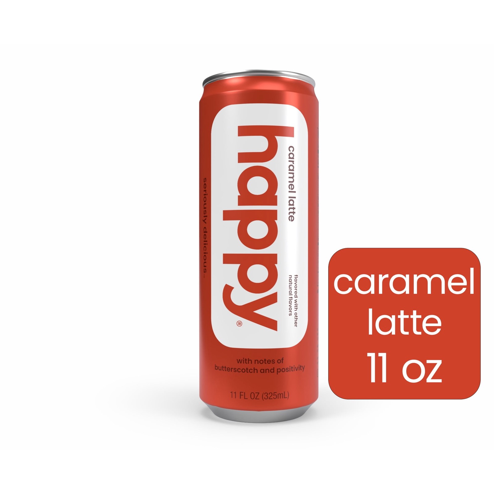 happy Caramel Latte RTD Coffee 11 oz Can Ready to Drink Arabica Espresso Latte