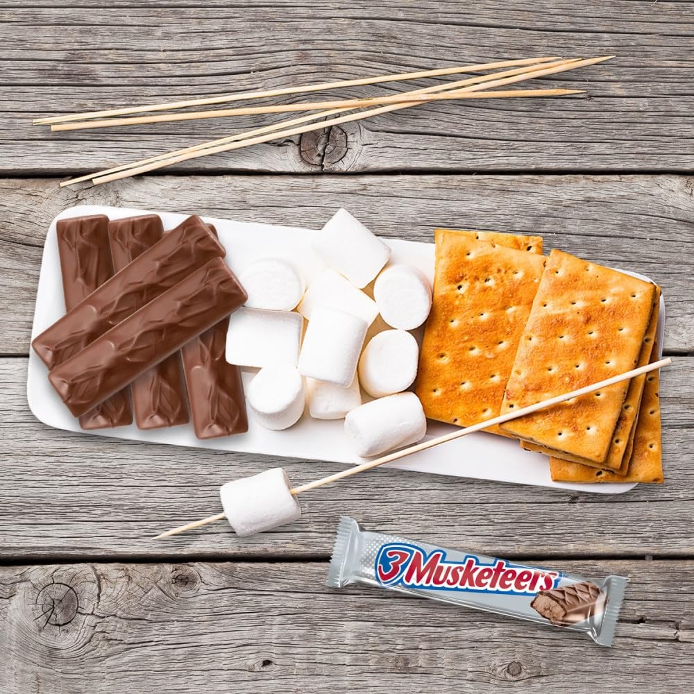 3 MUSKETEERS Milk Chocolate Candy Bars Full Size Chocolate Bars Pack of 36