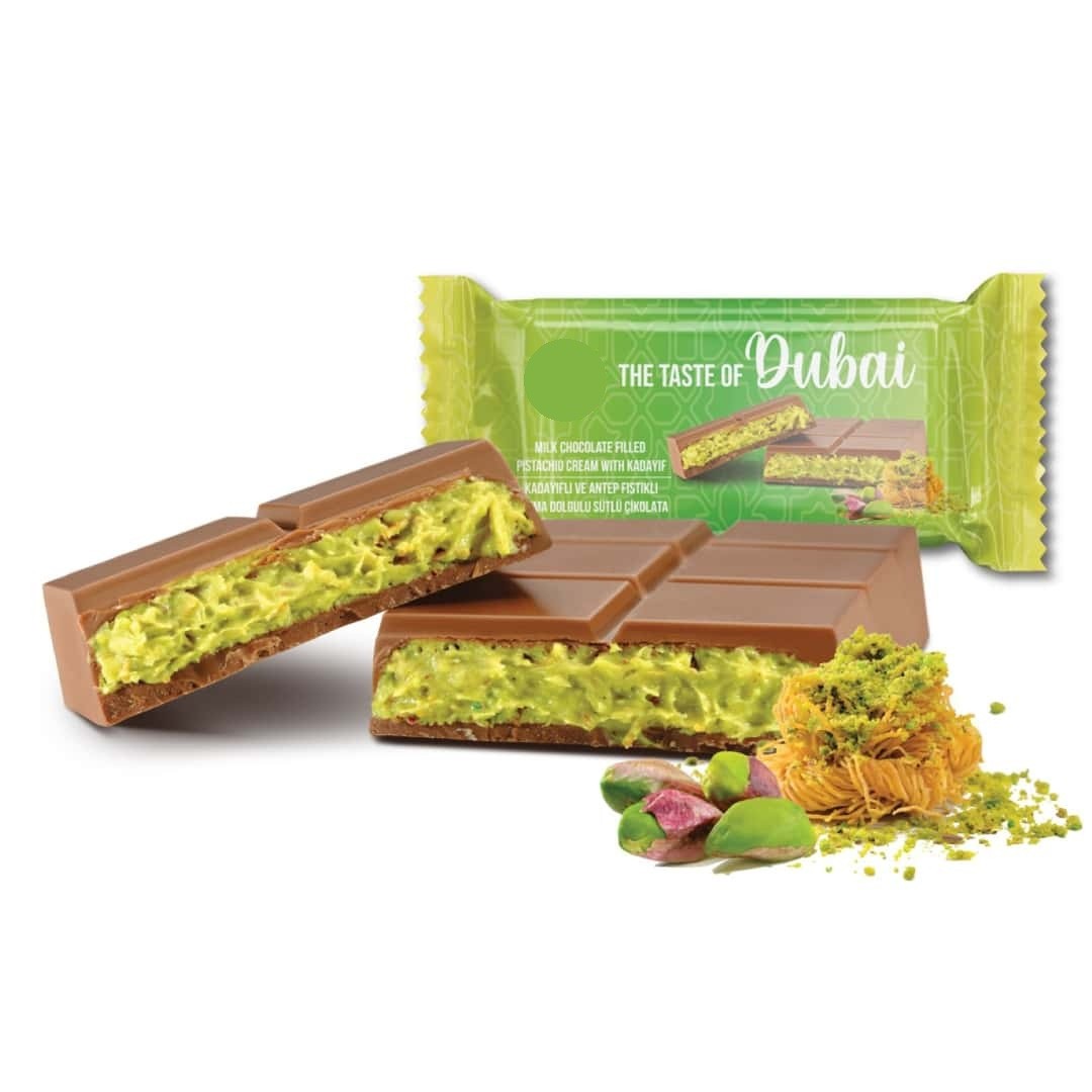 Dubai Chocolate Assorted Milk Choco Bar (Pistachio/Coconut/Hazelnut/Strawberry)
