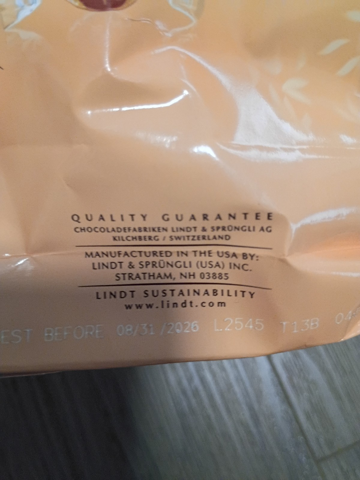 Lindt Lindor 5.1oz CARROT CAKE White Chocolate Truffle Limited Edition BB 8/2026