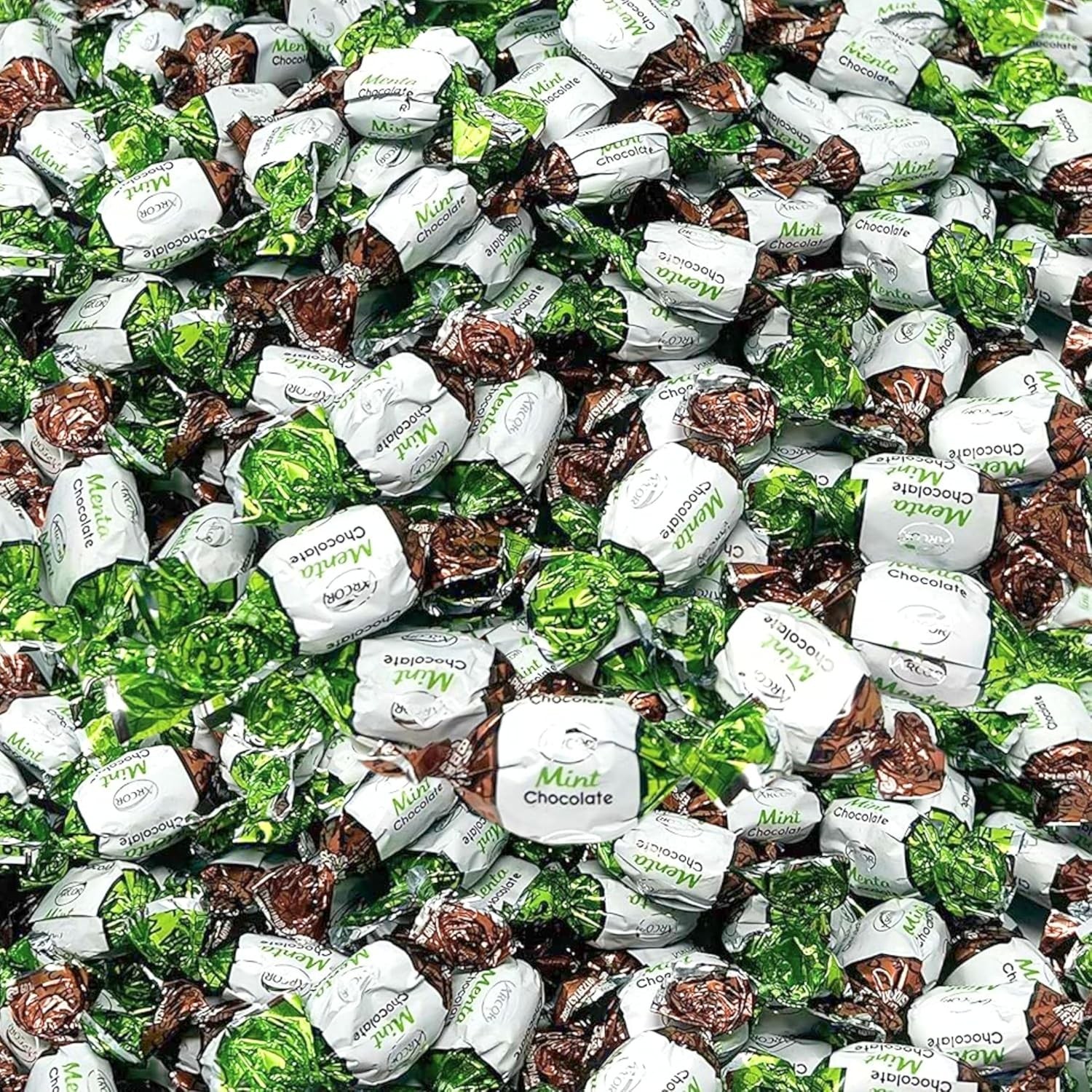 3 lb Resealable Bag of Mint Chocolate Hard Candies | Peanut Free – Sweet Treats