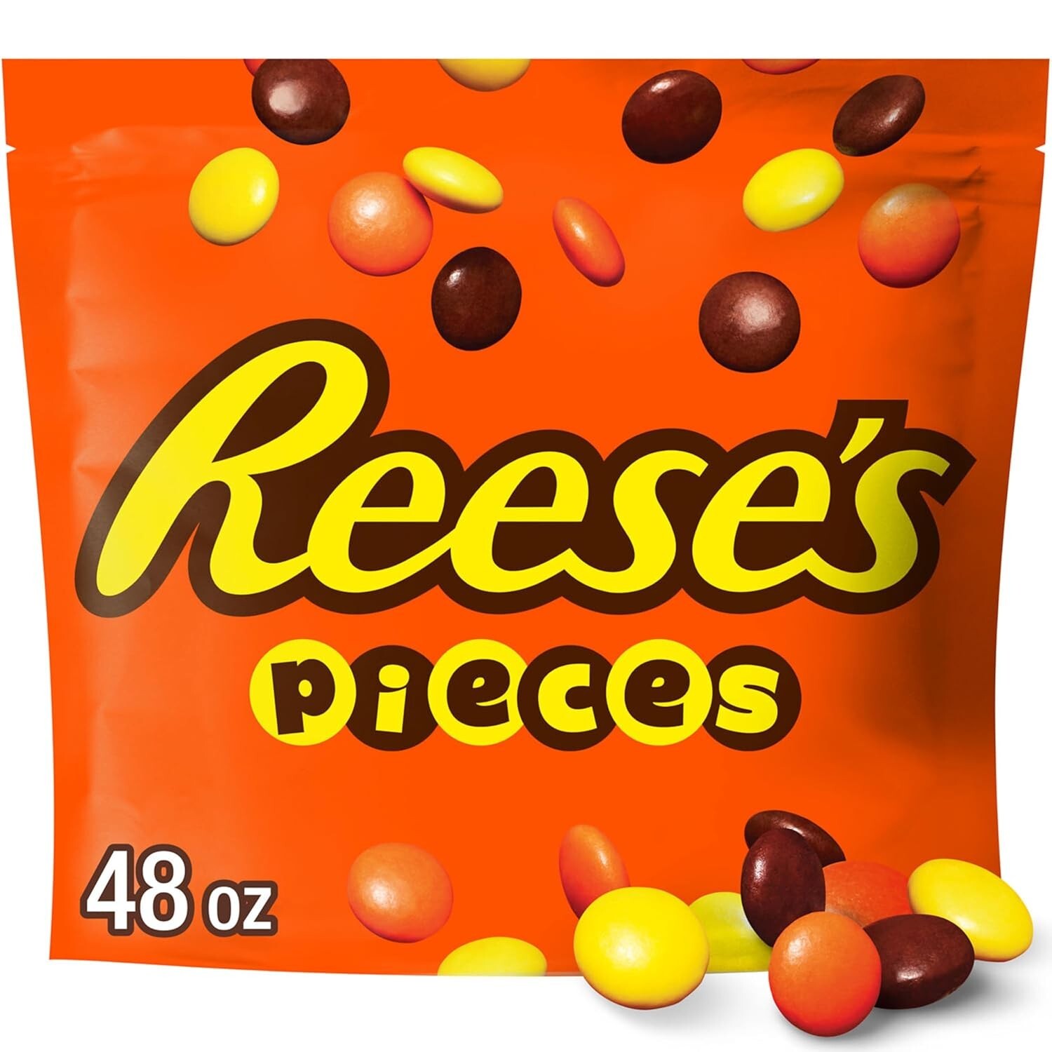 Delicious 48 oz Bulk Bag of Crunchy Shell Peanut Butter PIECES for All Occasions