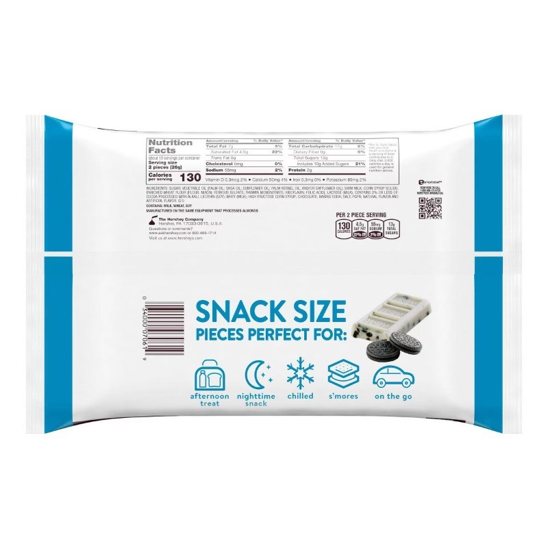 Hershey’s Snack Size Cookies ‘N’ Creme Bars – 34.2oz/2ct
