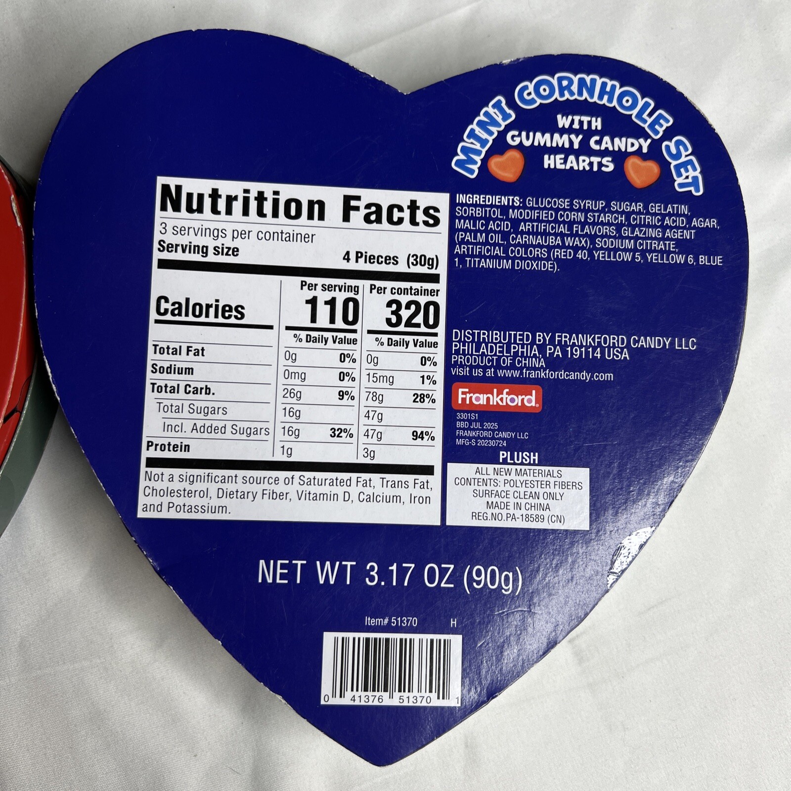 Lot Of 2 Frankford Best Pickleball Partner Shoot Your Shot Cornhole Valentines
