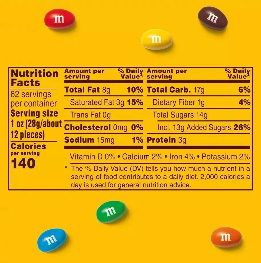 (Pack of 2) M&M’S PEANUT Chocolate Candy, 3.87 Pound, 62 Oz – SAME DAY SHIPPING