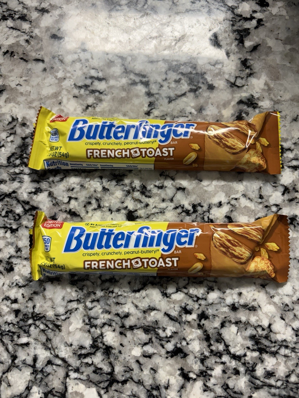 BUTTERFINGER French Toast 2x Candy Bars 1.9 OZ LIMITED ED.