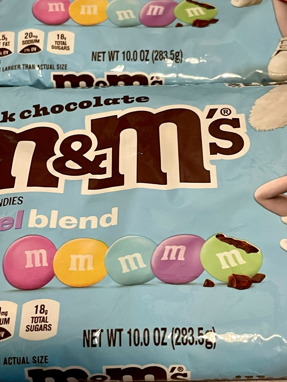 M&M’s Plain Milk Chocolate Pastel Blend 10 oz. Bag – (2 PK) -BB 12/26