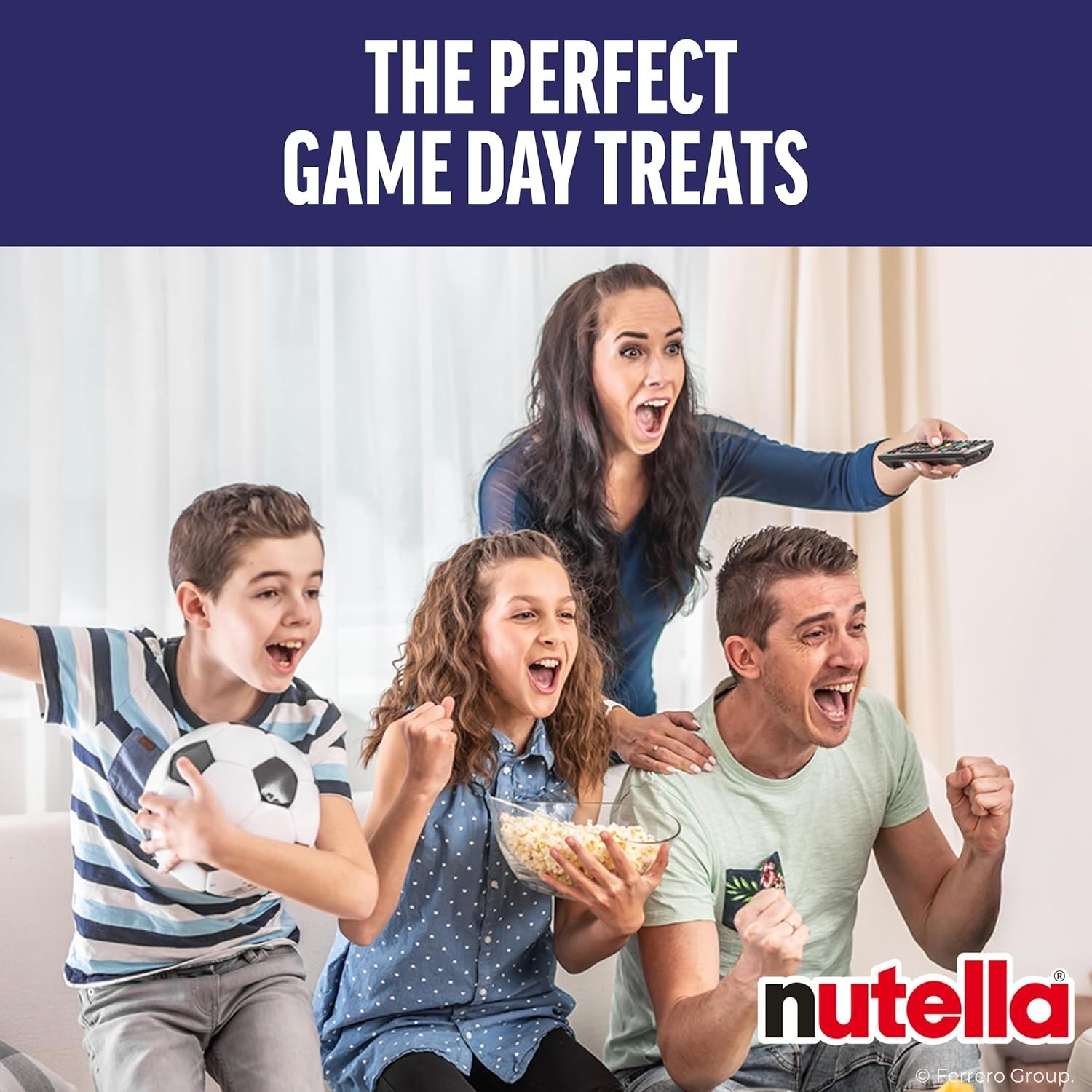 Nutella Chocolate Hazelnut Spread, 13 oz, for breakfast & desserts