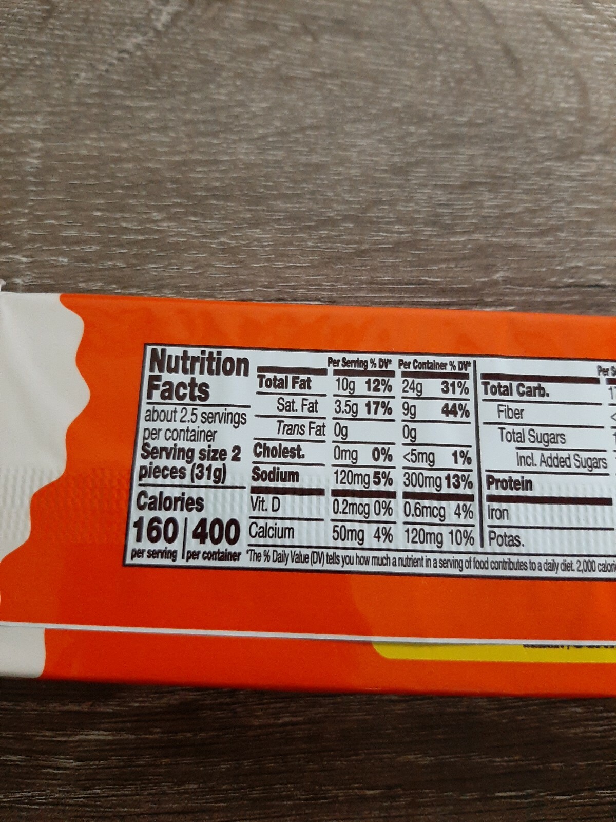(2) White Reese’s Peanut Butter Cups, 5 Snack Size Cups Per Pack 2.75oz Packages