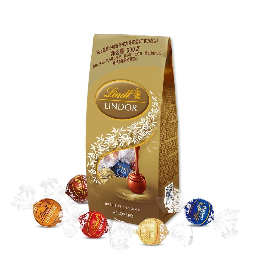 Lindt Assorted Chocolate Truffles 21.2oz(600g) 50ct/bag
