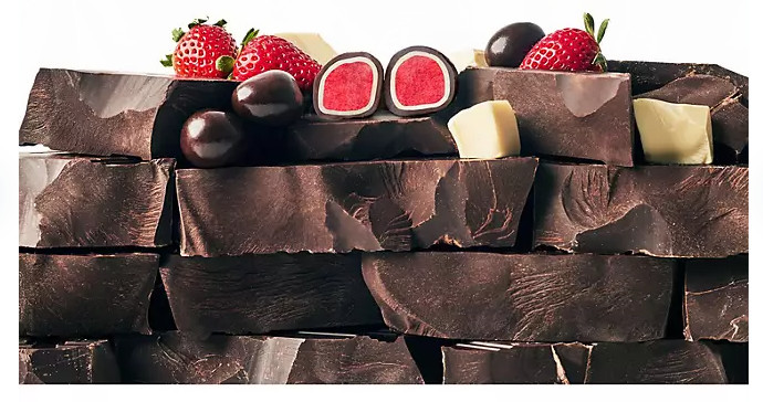 Tru Fru Hyper-Dried Real Strawberries in White and Dark Chocolate 16 oz