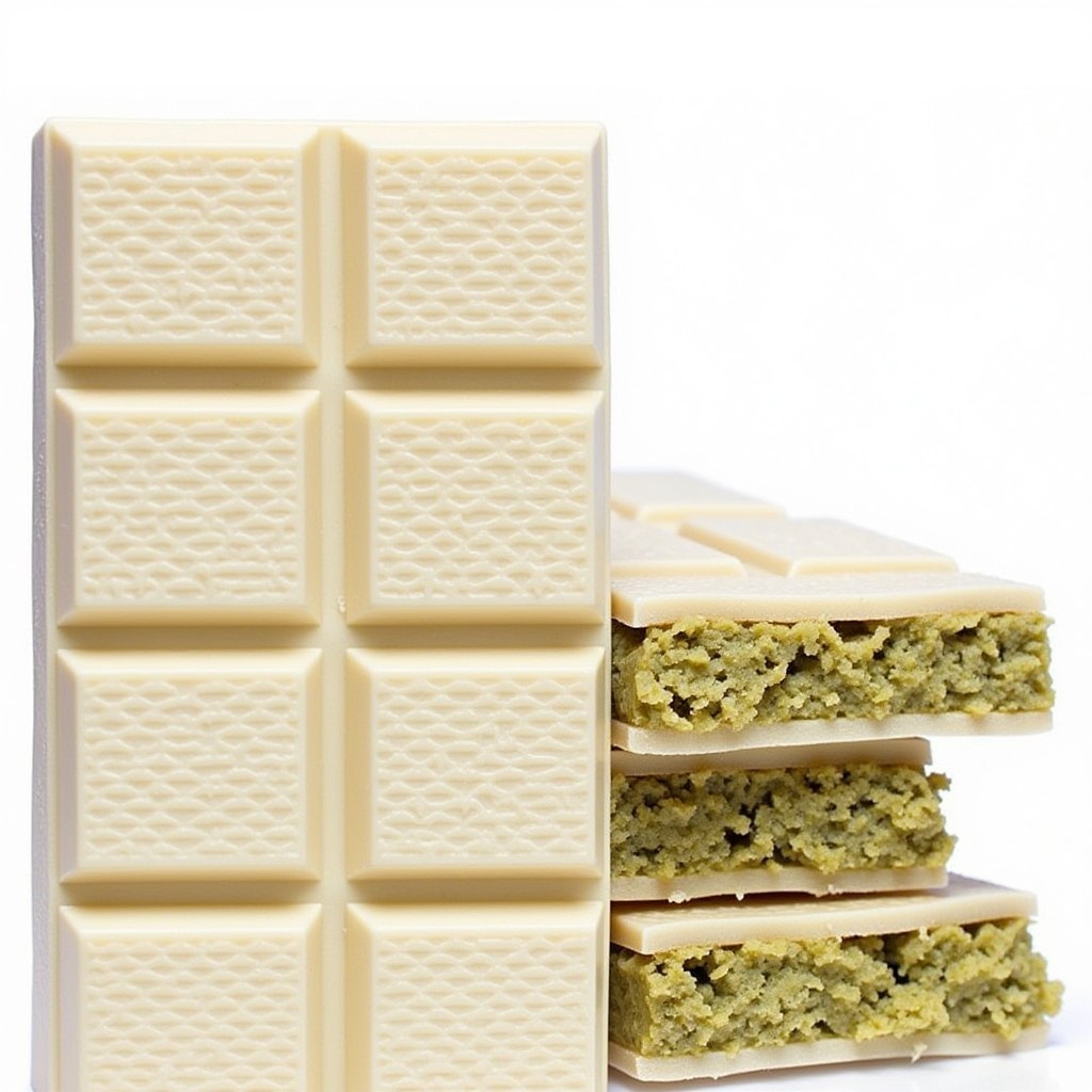 Fresh Dubai white chocolate bars pistachio cream stuffed with knafeh