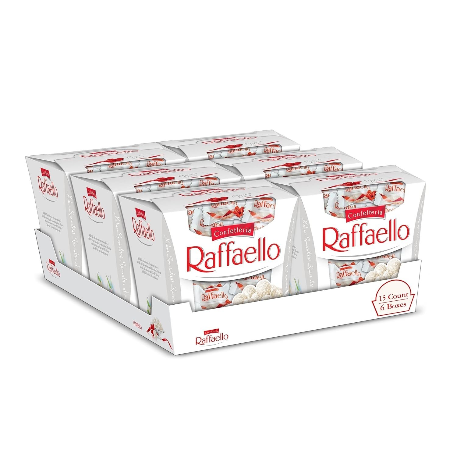 Almond Coconut Candy, 15 Individually Wrapped Gourmet Candy Box, 6 boxes, 5.3 oz