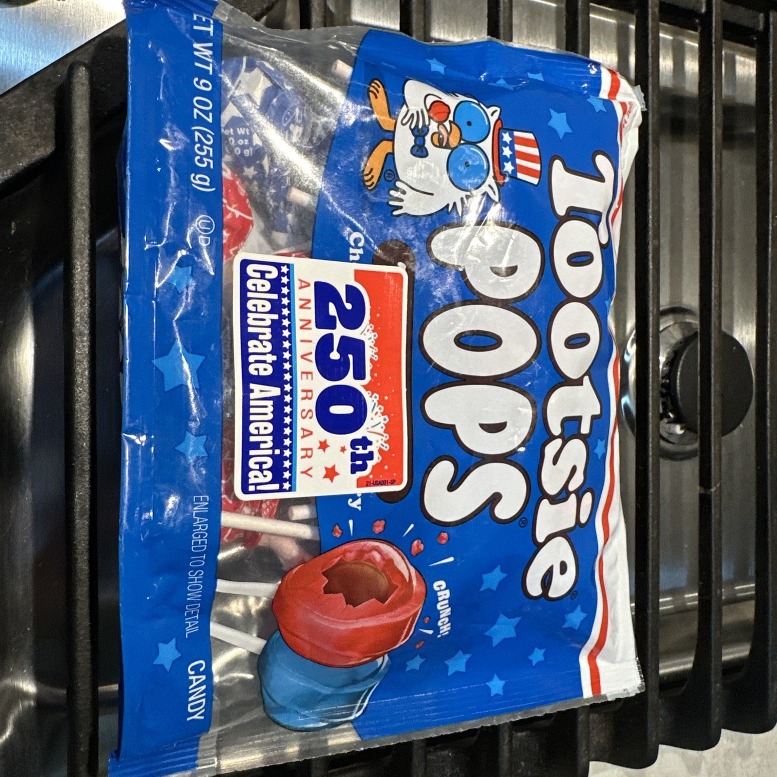Tootsie Roll Flag Pops Candy 9oz Bag 4th Of July 250 USA Year Of FIFA