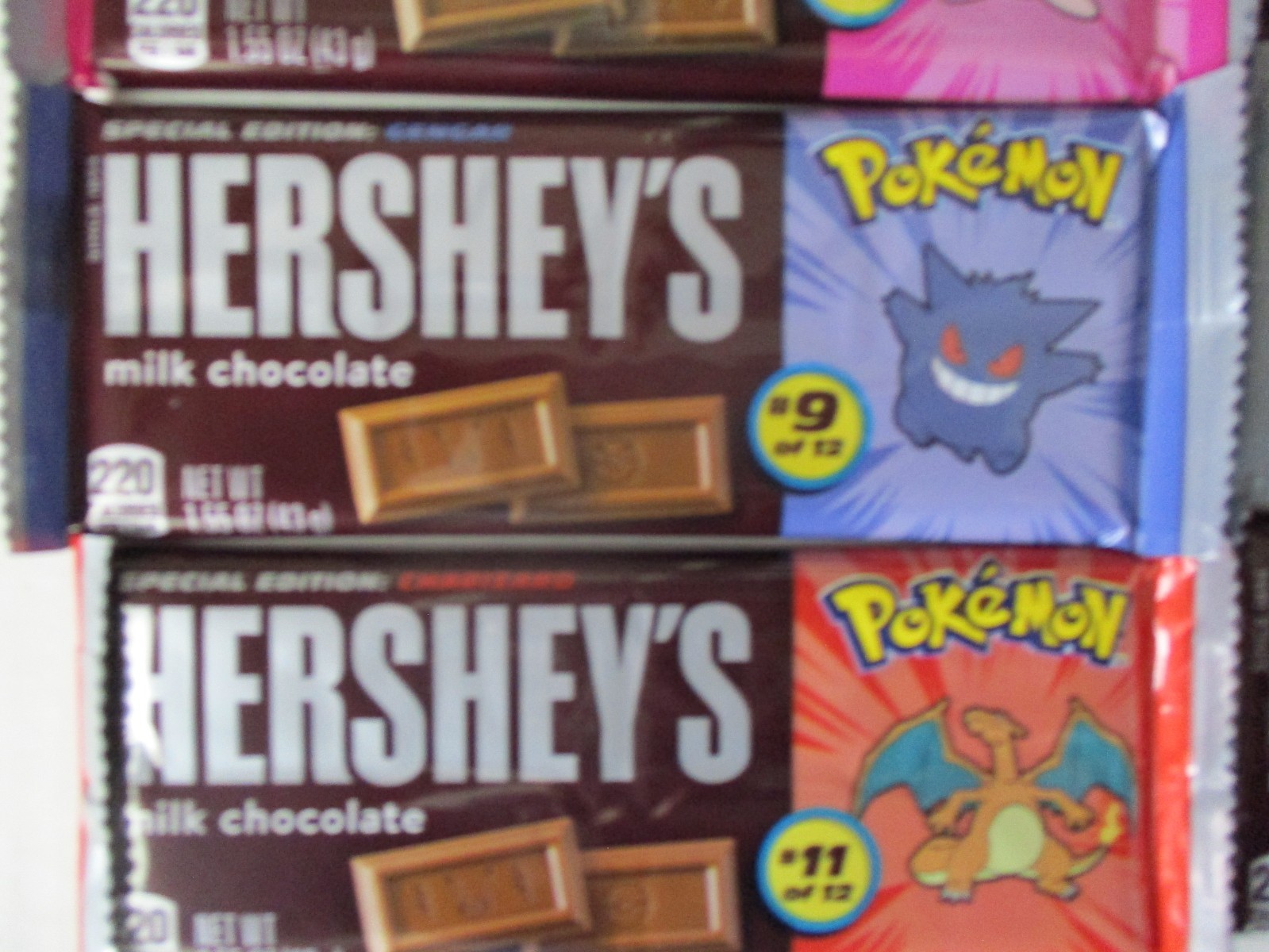NEW Pokemon Hershey Chocolate Bars Limited Edition Full Collection 12