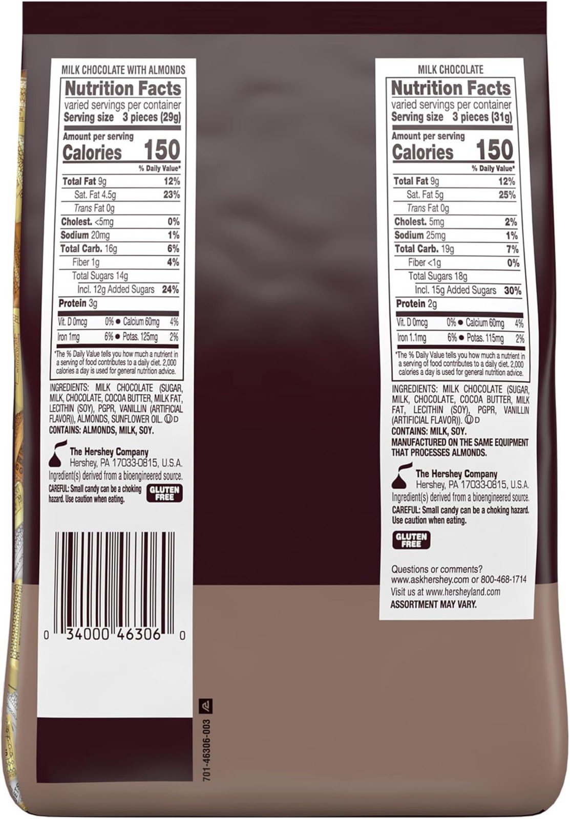HERSHEY’S NUGGETS Assorted Chocolate Candy Variety Party Pack, 26 oz