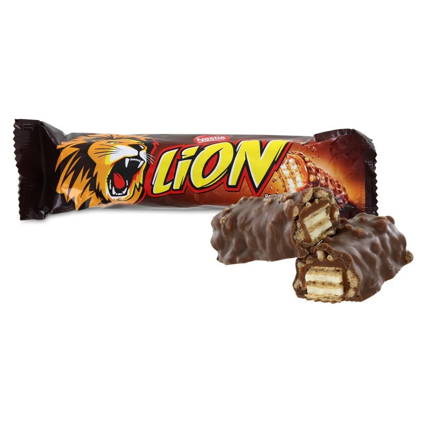 Nestle Lion Chocolate Bars Wafer Caramel 42g x 1 bar