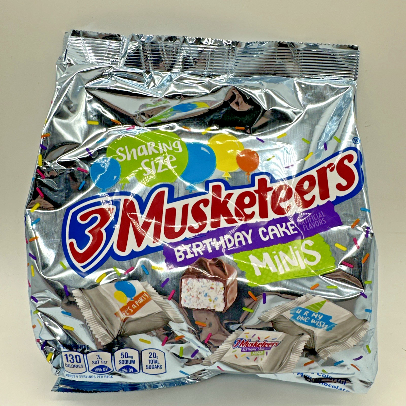 3 Musketeers BIRTHDAY CAKE Minis 8.4oz BB 2019 Discontinued