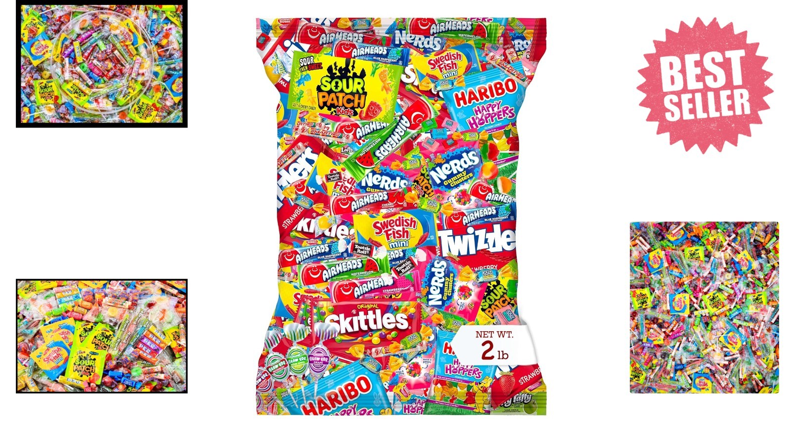 2 lb Bulk Assorted Candy Variety Pack – Perfect for Piñata Fillers & Parties