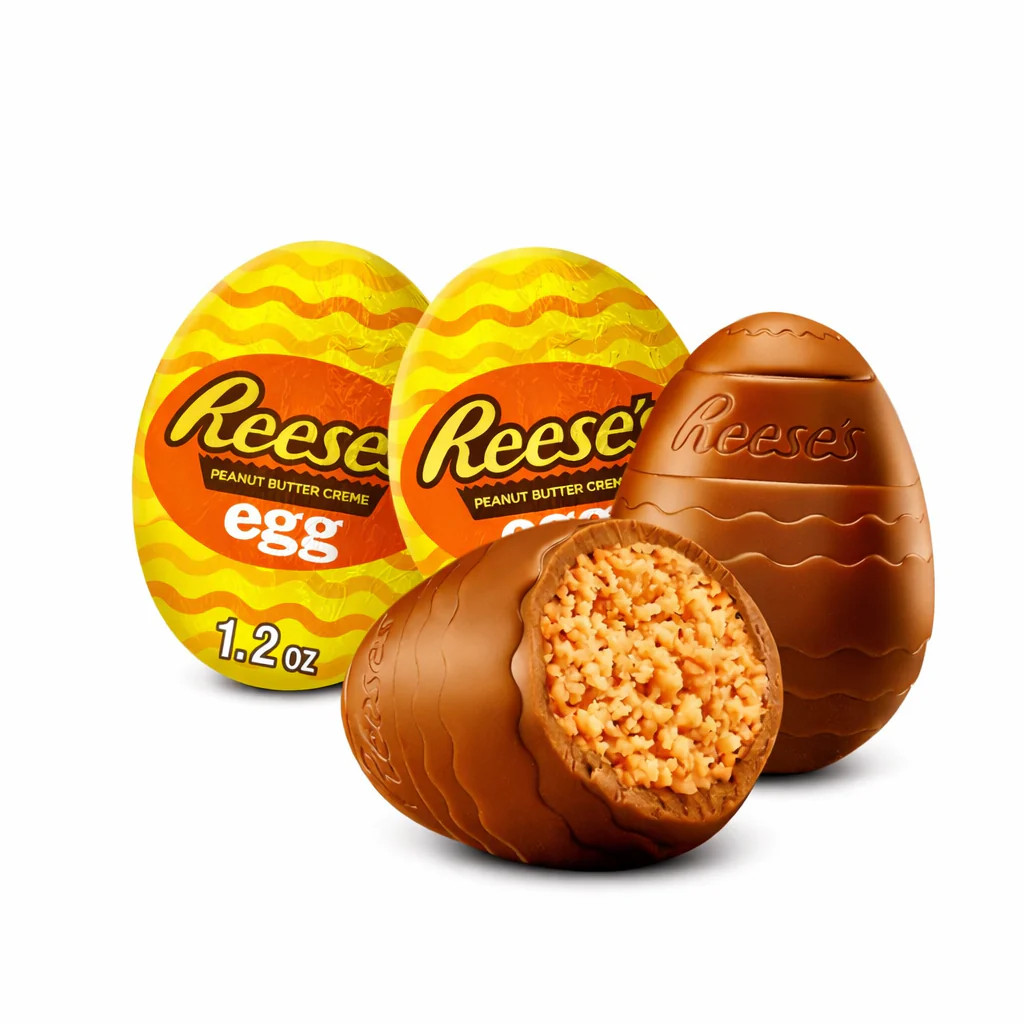 Reese’s Peanut Butter Creme Eggs Easter Candy 1.2oz Bulk Bag 60 Count
