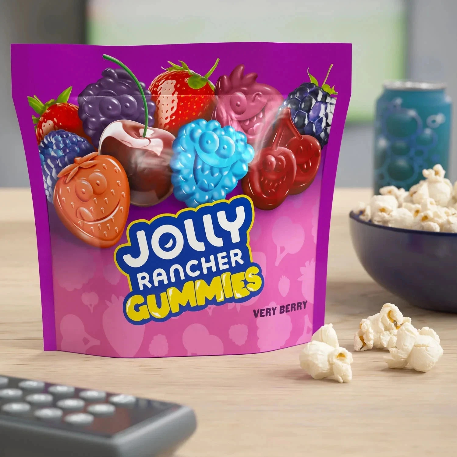 Jolly Rancher Gummies Very Berry Fruit Flavors, 13-Ounce Resealable (Pack of 4)
