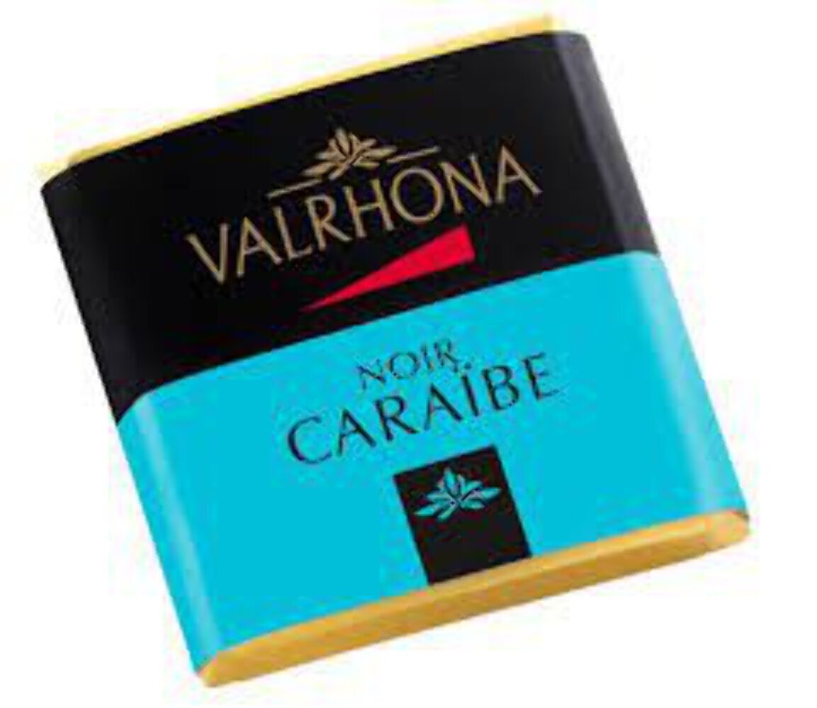 Valrhona Caraibe 66% French Dark Chocolate Squares