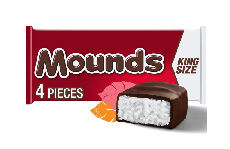 Mounds Coconut and Dark Chocolatey King Size Candy, Bars 3.5 oz, 4 Pieces