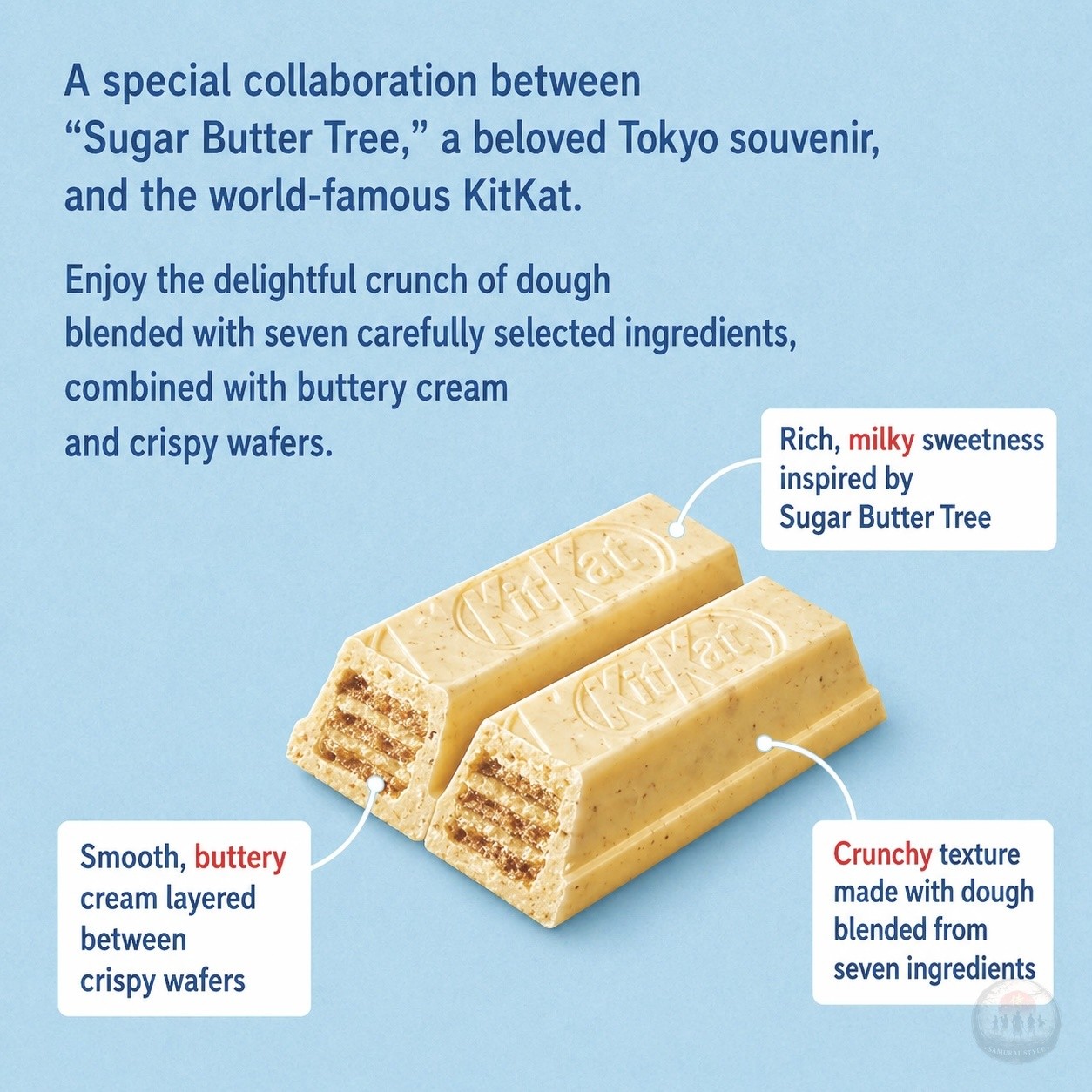 KitKat Japan Sugar Butter Tree Flavor Rare 1 Box 6 bars Japan Limited