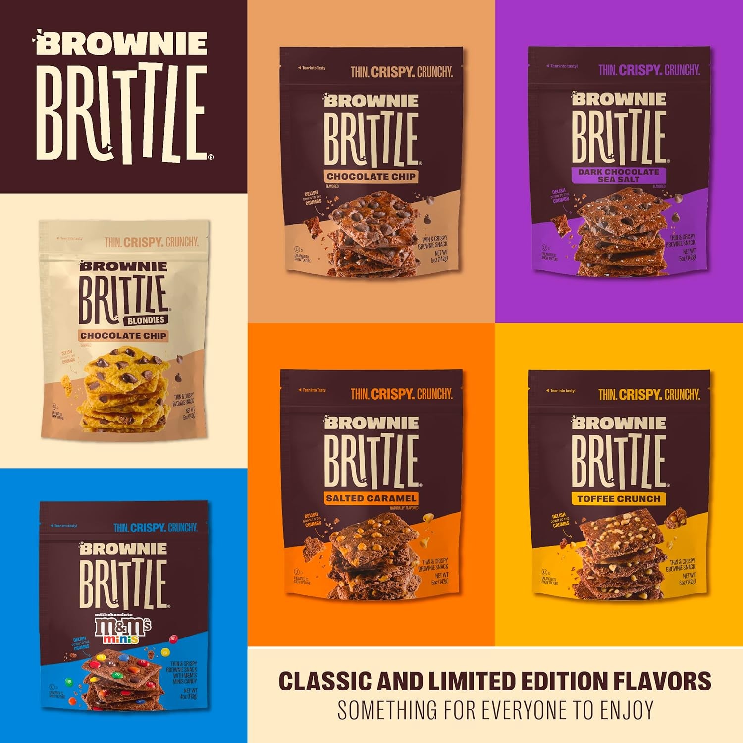 Original Chocolate Chip Thin and Crispy Sweet Snacks (Pack of 20, 1 Oz)