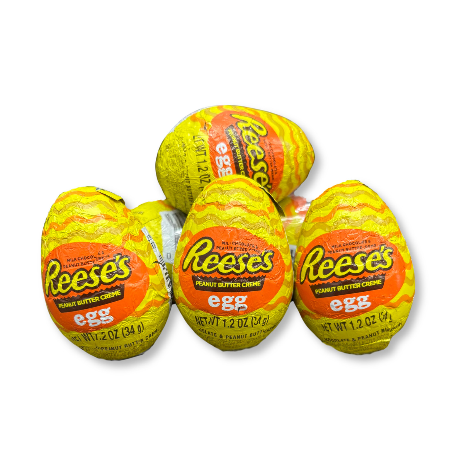 Reese’s Peanut Butter Creme Eggs Easter Candy 1.2oz Bulk Bag 60 Count